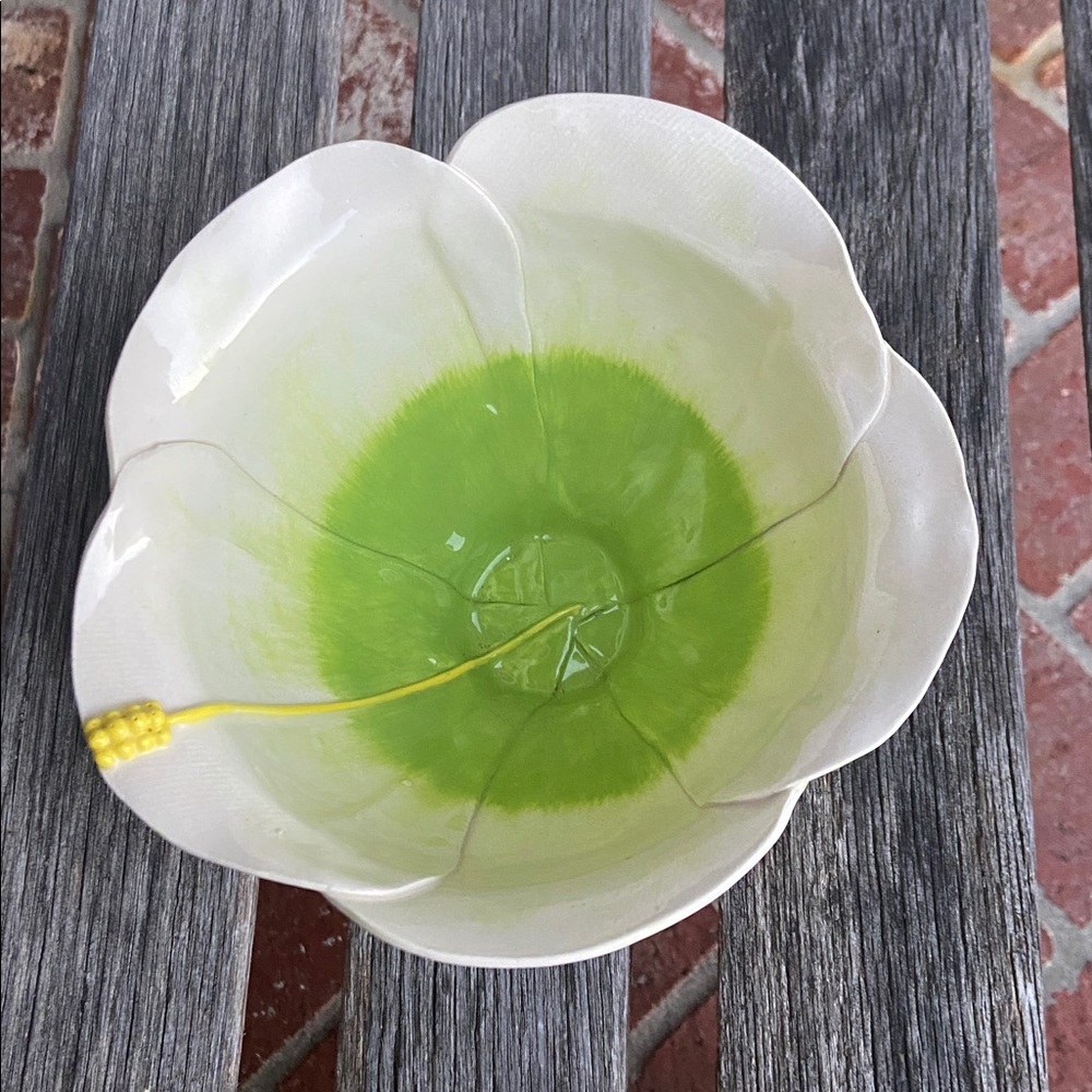MUSTARDSEED & MOONSHINE ORIGINALS SMALL DAYLILY BOWL FROM SOUTH AFRICA